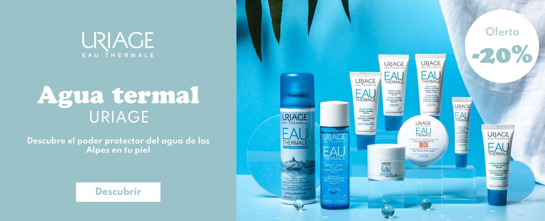 -20% en los productos Agua Termal