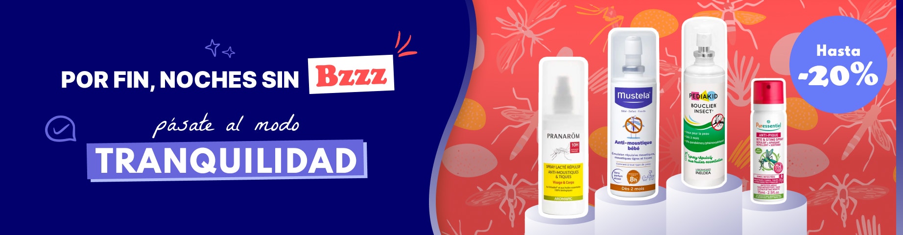 Mosquitos: Hasta -20% de descuento en una selección de productos