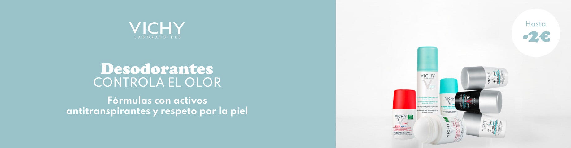Vichy desodorantes: hasta -2€