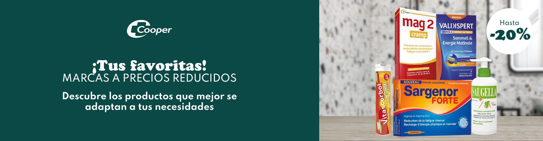 Cooper: hasta -20%