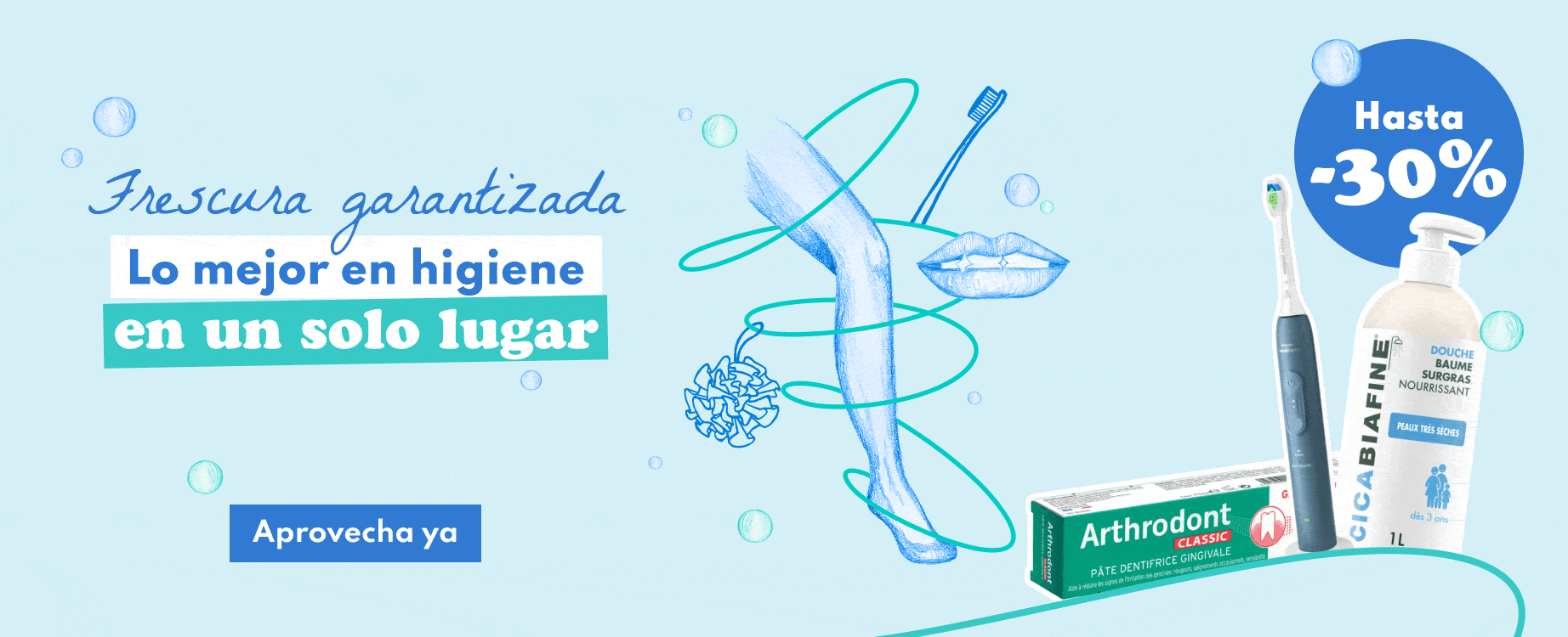 Los imprescindibles de la higiene: hasta -30%