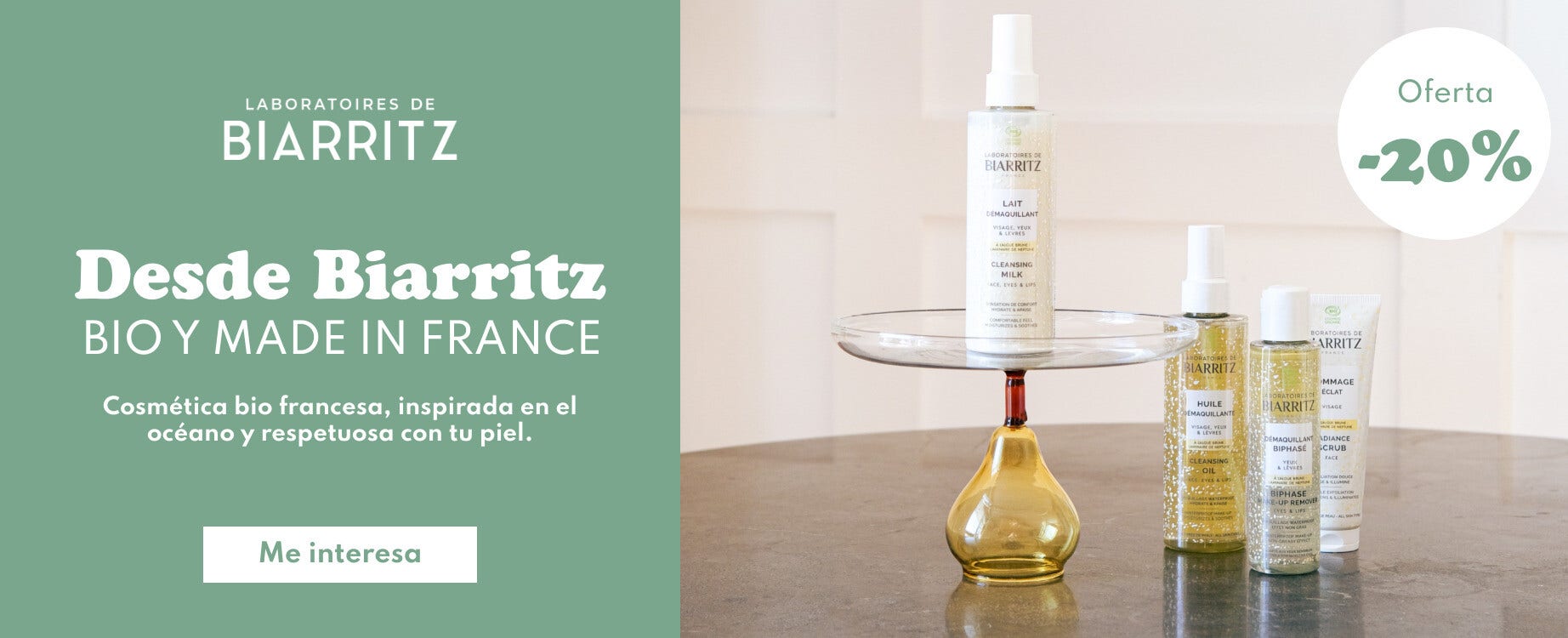 Oferta flash Laboratoires de Biarritz: ahorra 20%