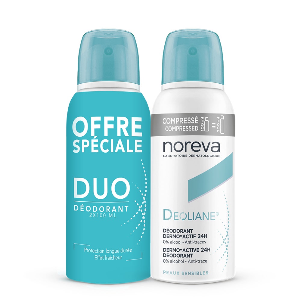 Noreva Deoliane Desodorante dermoactivo spray 24H 2x100ml