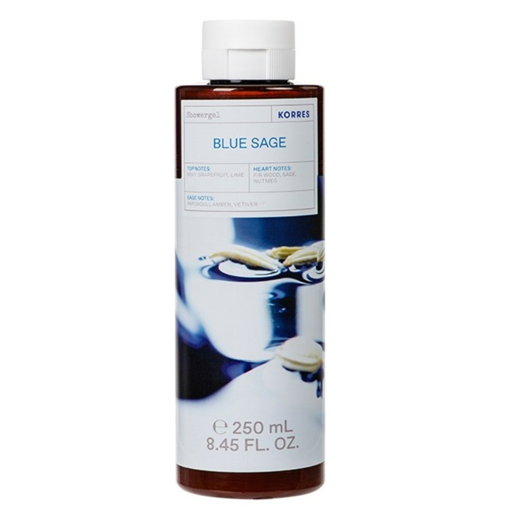 Korres Gel de ducha de salvia azul 250 ml