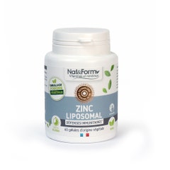 Nat&Form Zinc liposomal x60 cápsulas vegetales