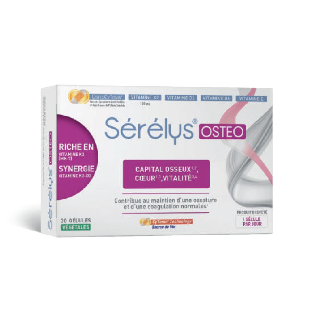 Serelys Pharma Capital óseo, corazón, vitalidad ósea 30 cápsulas vegetales