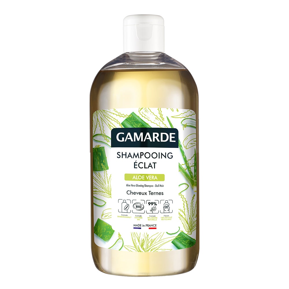 Gamarde Champú Brillo Bio Aloe Vera Cabello Apagado 500ml