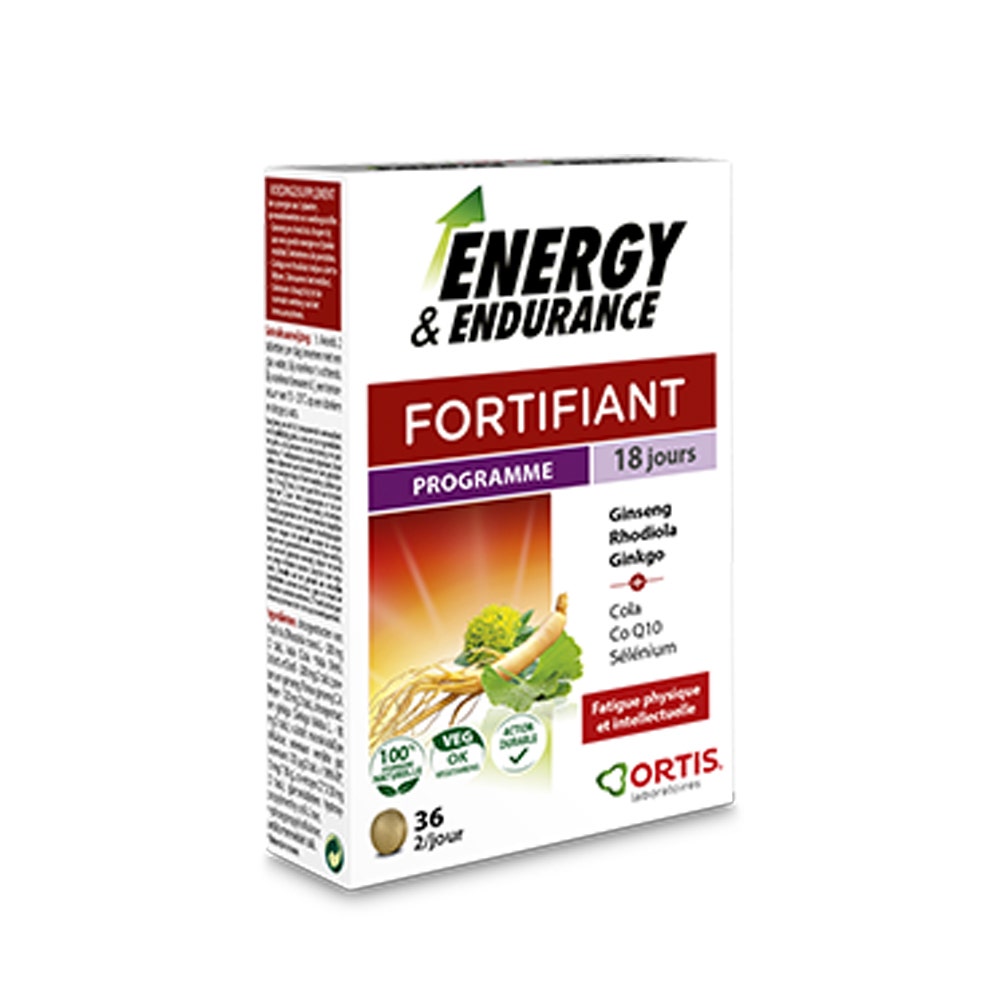Ortis Energía y Resistencia 36 comprimidos