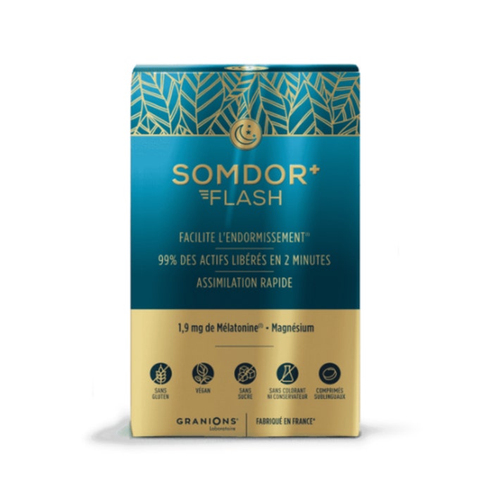 SOMDOR+® Flash Melatonina 20 comprimidos Ea Pharma