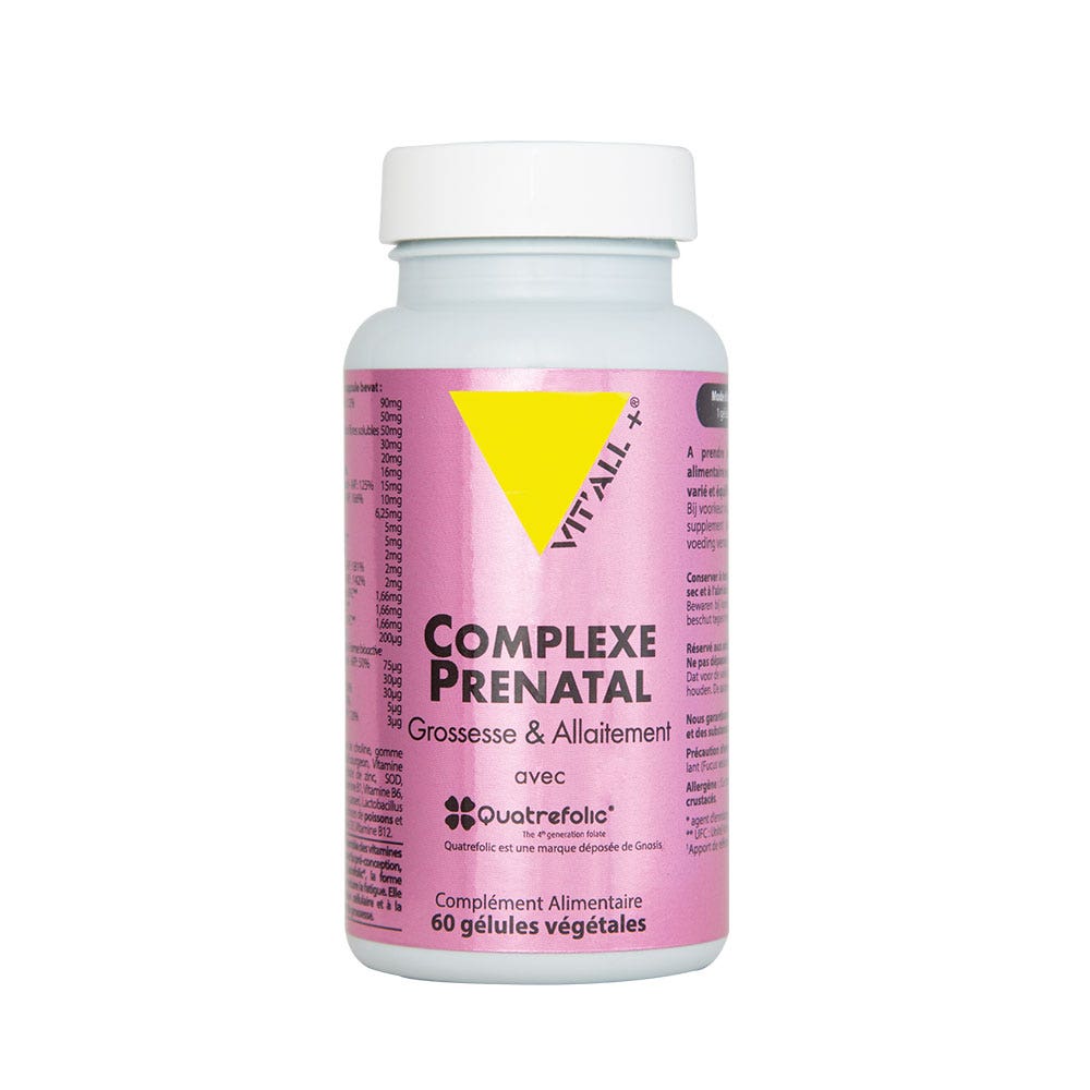Vit'All+ Complejo prenatal Embarazo y lactancia 60 cápsulas