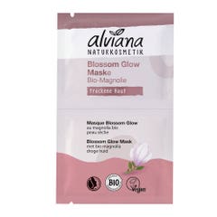 Alviana Mascarilla Hidratante Rosa Silvestre Pieles Secas Magnolia Bio Peaux sèches 2x7.5ml