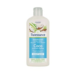 Natessance Coco Champú de Keratin vegetal para todo tipo de cabellos y sensibilidades 250 ml