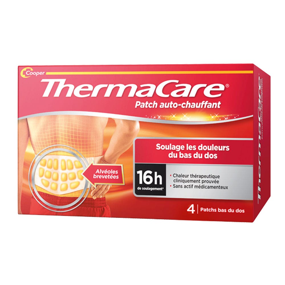 Thermacare Parche efecto calor para espalda x4