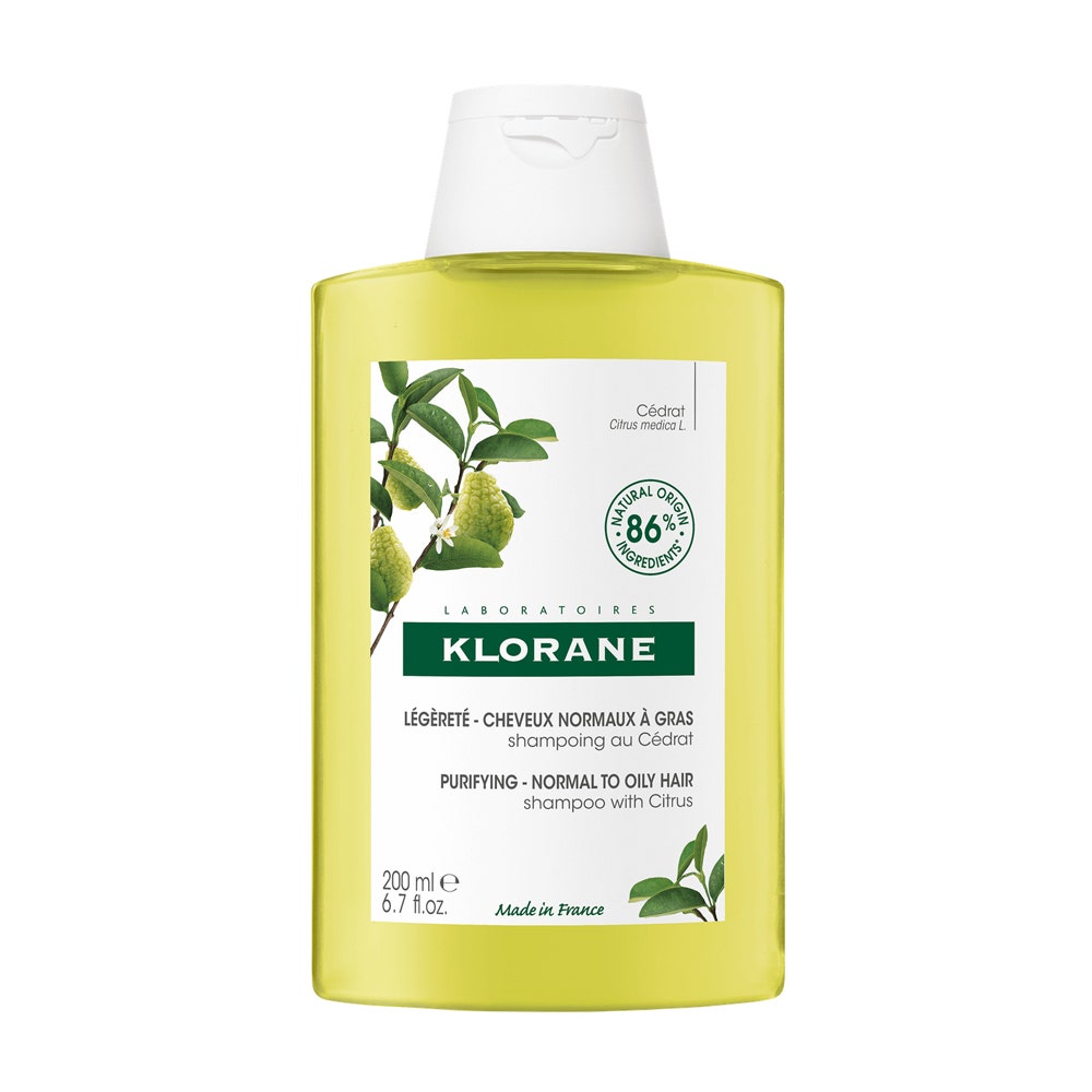 Klorane Cidra Champú ligereza purificador cabello normal graso rápidamente 200ml