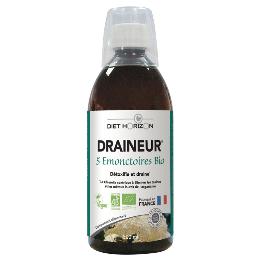 Diet Horizon Organic 5 Drenantes emuntorios 500 ml
