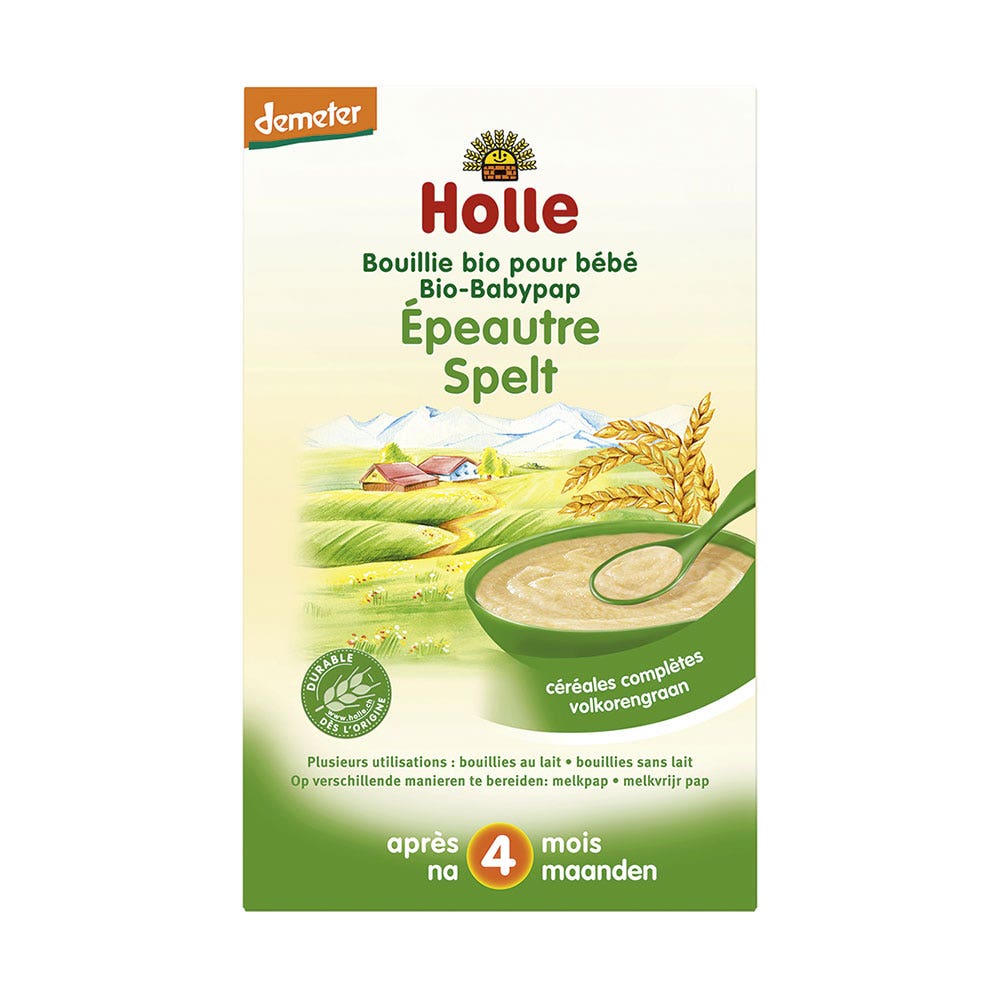Holle Pural Gachas de espelta ecológica Para bebés A partir de 4 meses 250 g