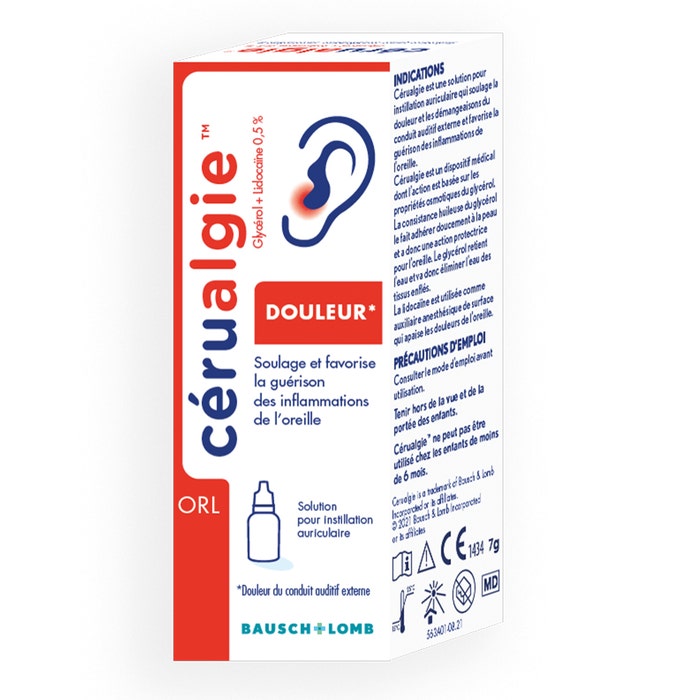 Higiene oídos Cerualgie 7g Bausch&Lomb