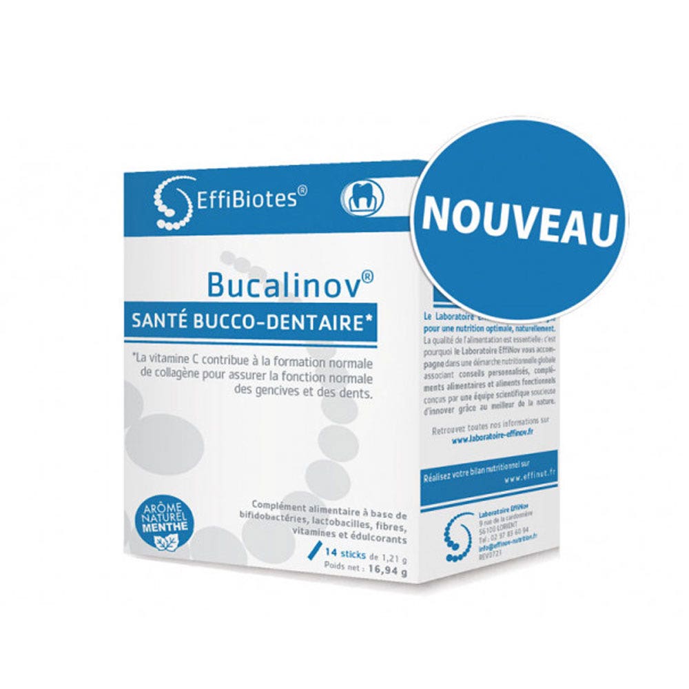 Effinov Nutrition Bucalinov Salud bucodental 14 palos