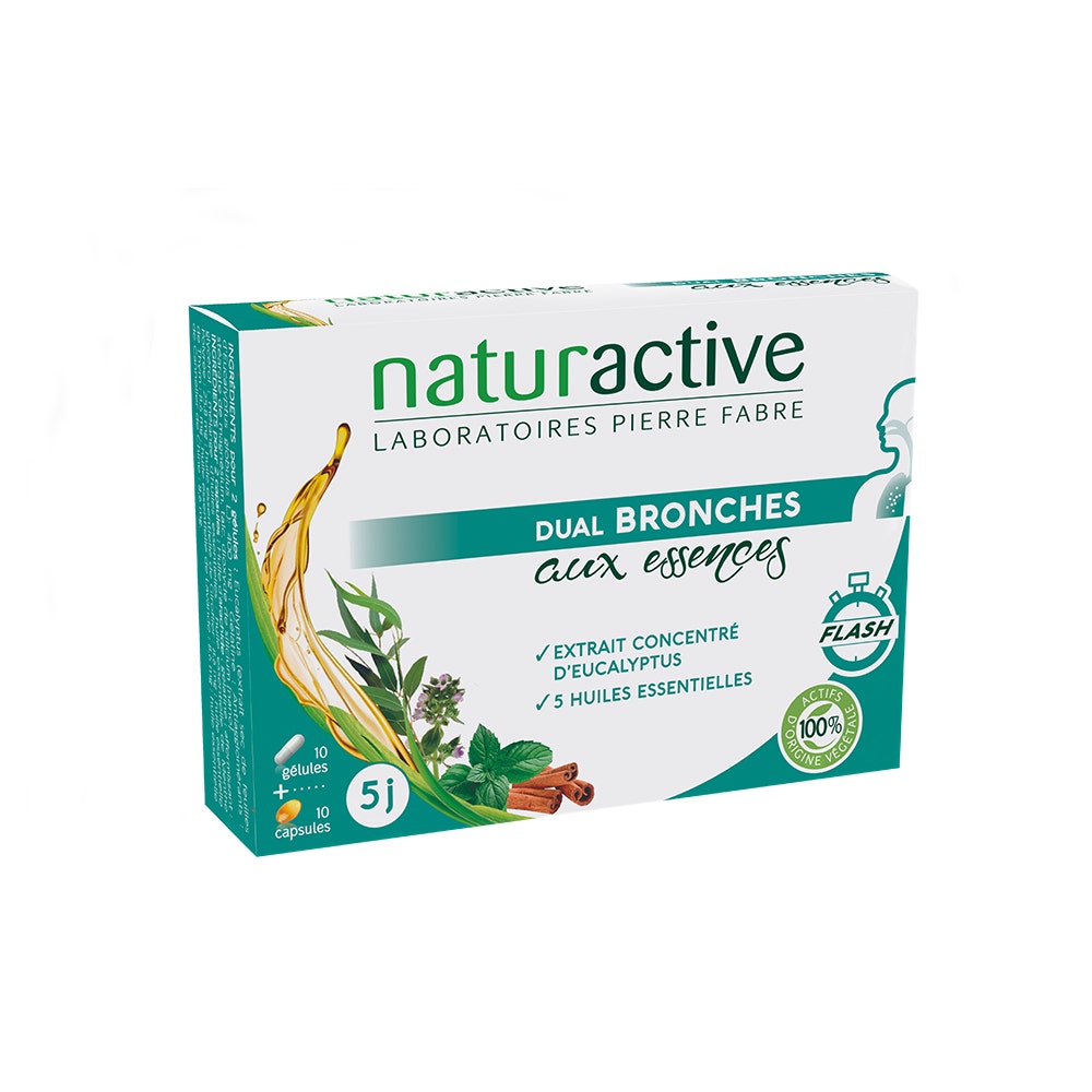 Naturactive Bronquios duales 10 cápsulas + 10 cápsulas