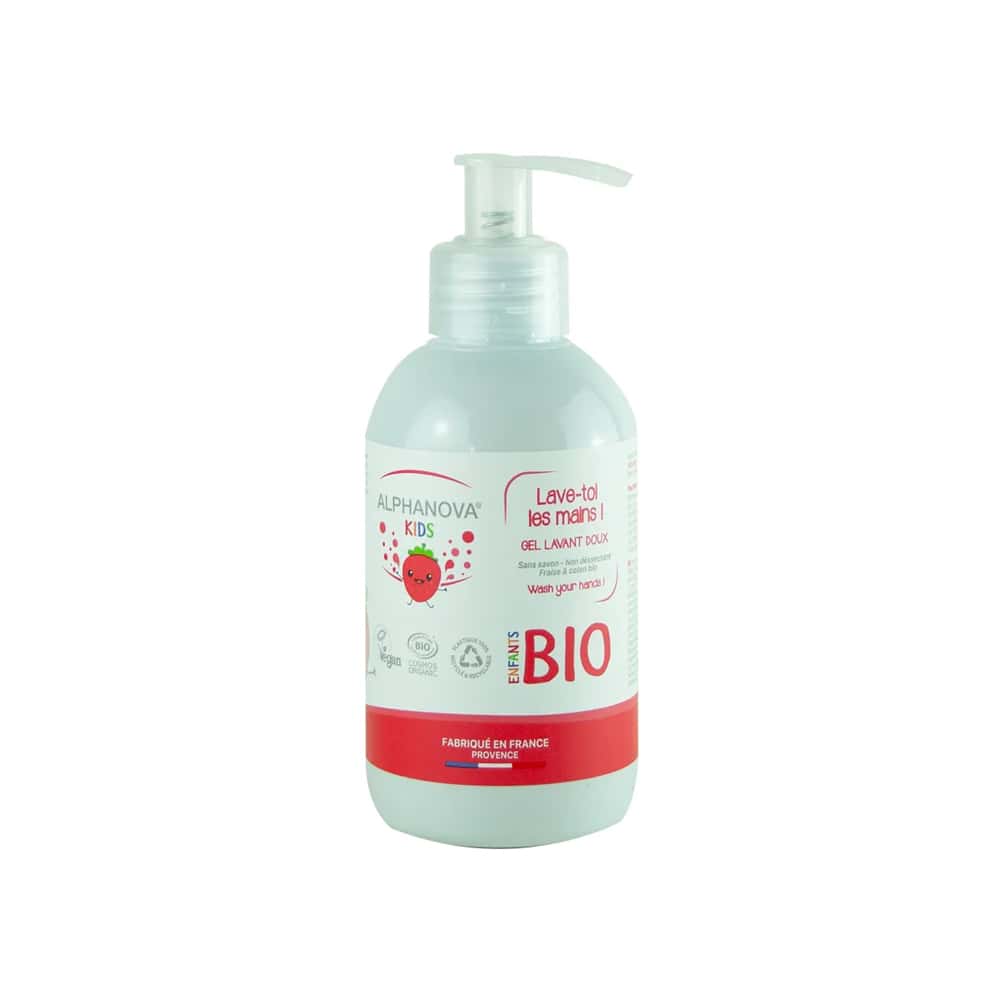 Alphanova Kids Gel lavamanos suave Fresa 250 ml