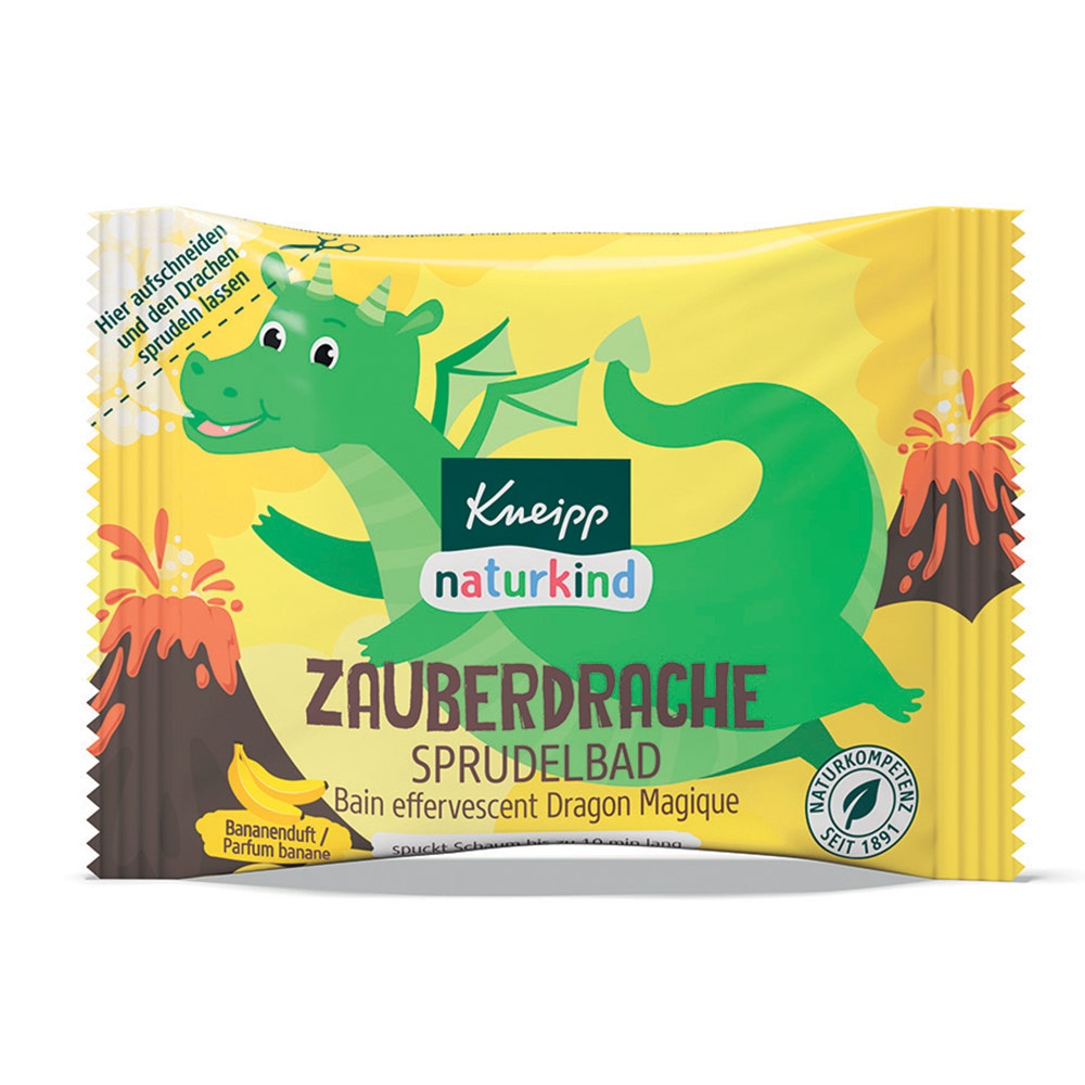 Kneipp Nature Kids Guijarro de baño Magic Dragon Plátano 80g