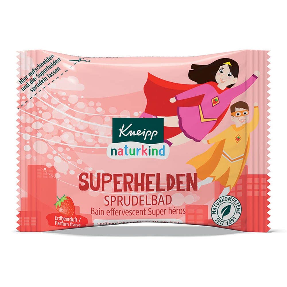 Kneipp Nature Kids Guijarro de baño Super Hero Fresa 80g
