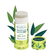 Beauterra Desodorante en barra de té verde ecológico 50g
