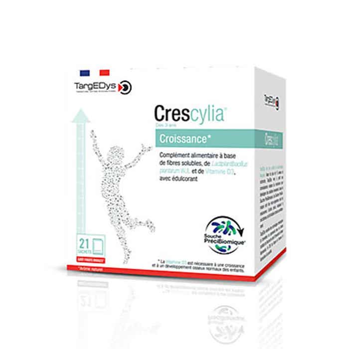 Suplementos dietéticos Crescylia 21 bolsas Croissance Targedys