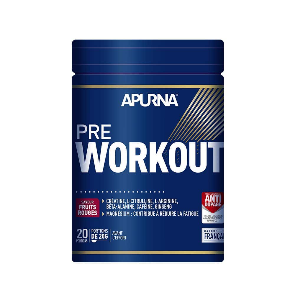 Apurna Pre Workout Frutos rojos 420g
