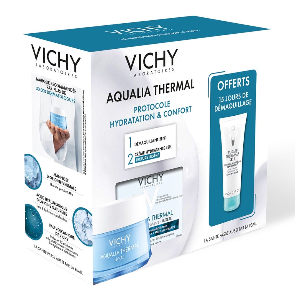 Vichy Aqualia Coffret crème légère Hydratation et Confort 50ml