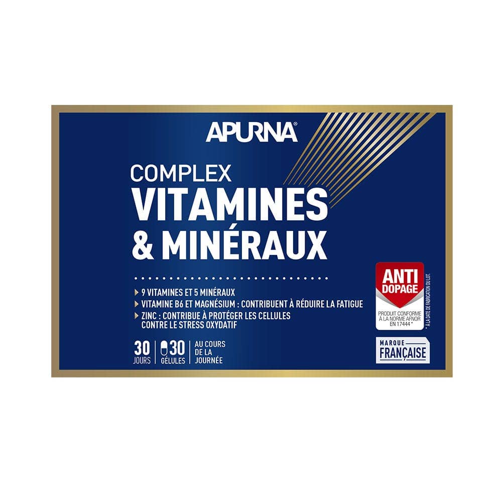 Apurna Complejos vitamínicos y minerales x30 cápsulas