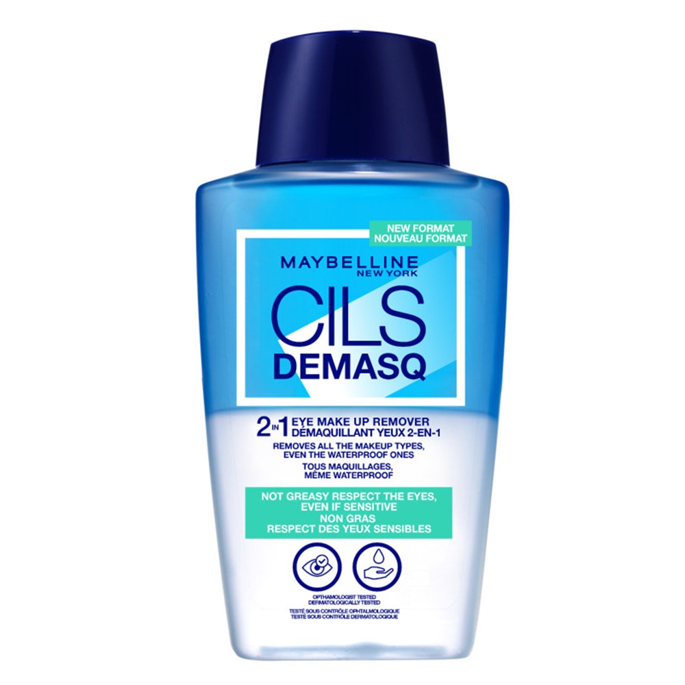 Maybelline New York Lash Demasq Desmaquillante pestañas Demasq 2-en-1 waterproof 150ml
