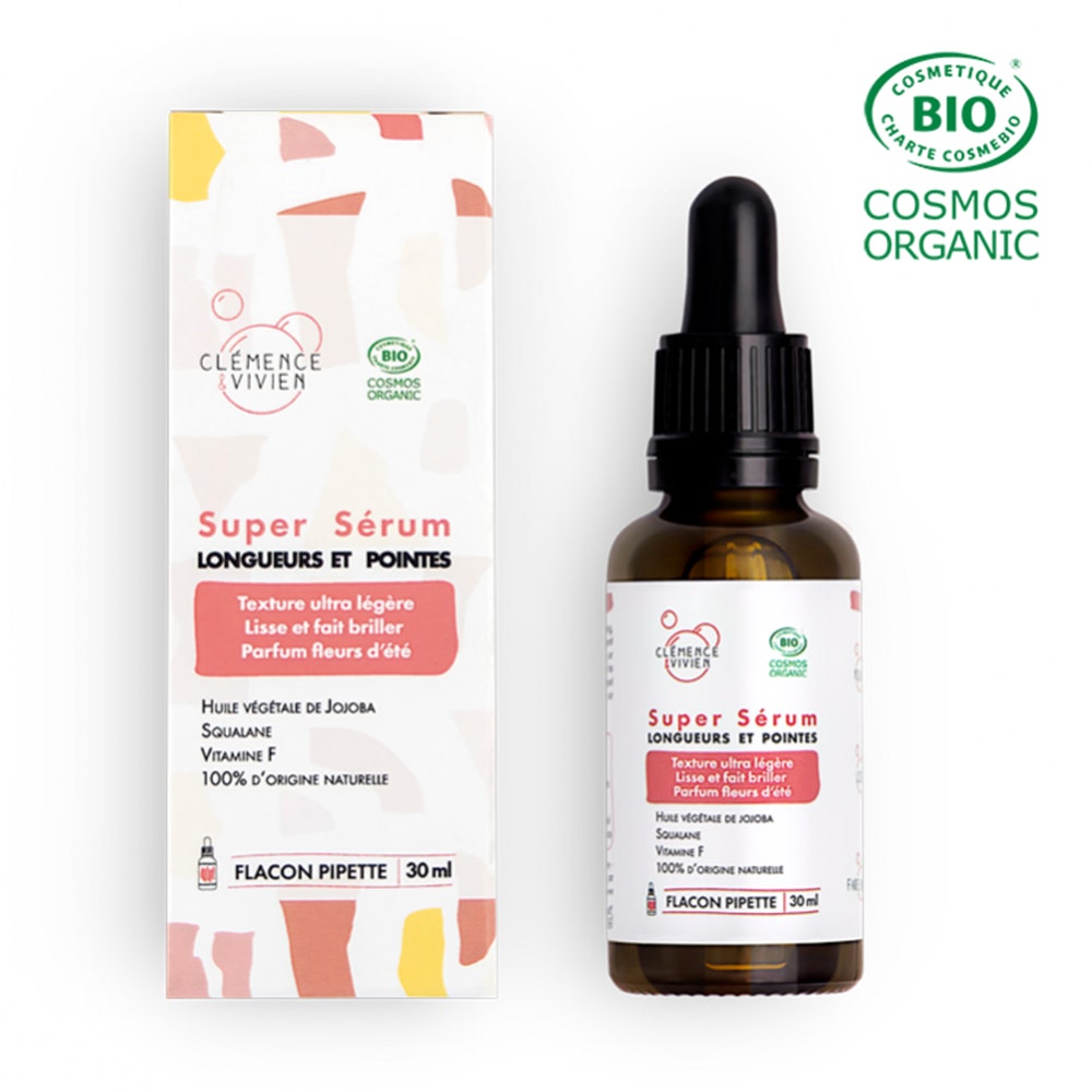 Clemence&Vivien Super suero para largos y puntas orgánicos 30 ml