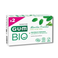 Gum Pasta dentífrica ecológica protectora diaria Fresh Mint 2x75ml