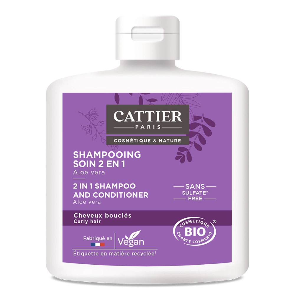 Cattier Champú cuidado pelo rizado 2 en 1 250ml