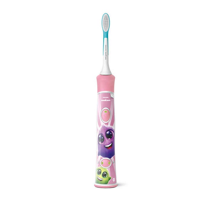 Philips Cepillo de dientes eléctrico recargable infantil rosa Hx6352/42