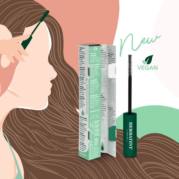 Máscara temporal Hair Touch Up 10 ml Coloration Herbatint