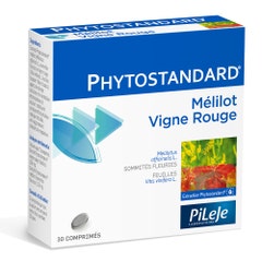 Pileje Phytostandard Phytostandard Meliloto y Vid Roja 30 comprimidos
