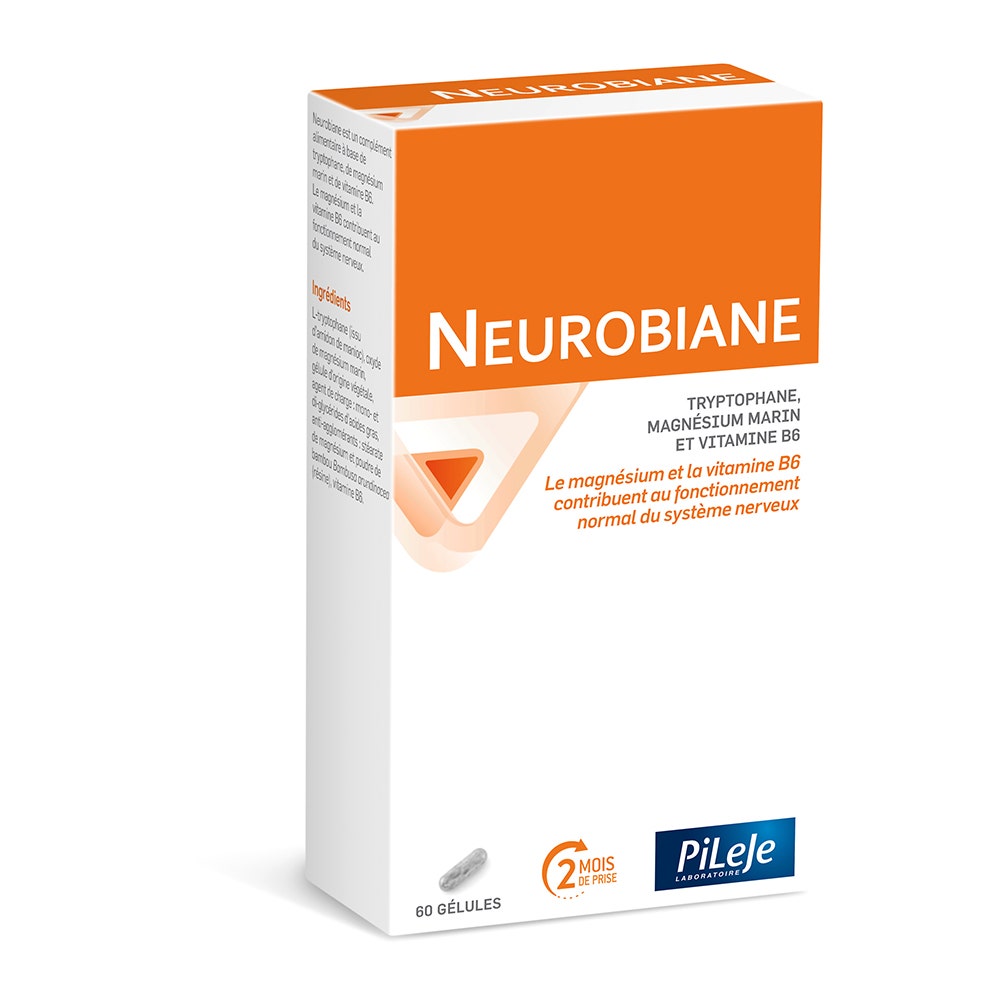 Pileje Neurobaine Magnesio marino y vitamina B6 60 Cápsulas