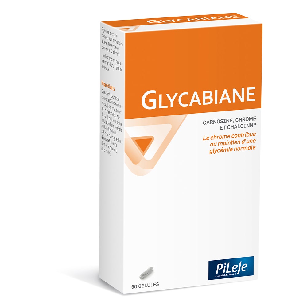 Pileje Glycabiane Chrome 60 cápsulas