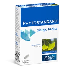 Pileje Phytostandard Phytostandard Ginkgo Bio 20 Capsulas 20 gélules
