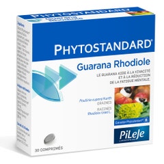 Pileje Phytostandard Phytostandard De Guarana Y Rodiola 30 Comprimidos 30 comprimés
