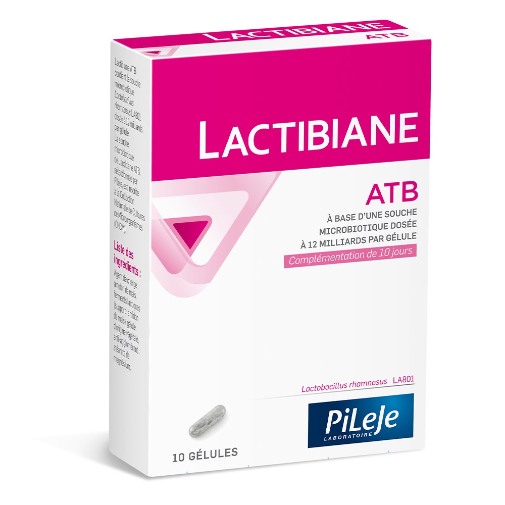 Pileje Lactibiane ATB Flora intestinal 10 cápsulas