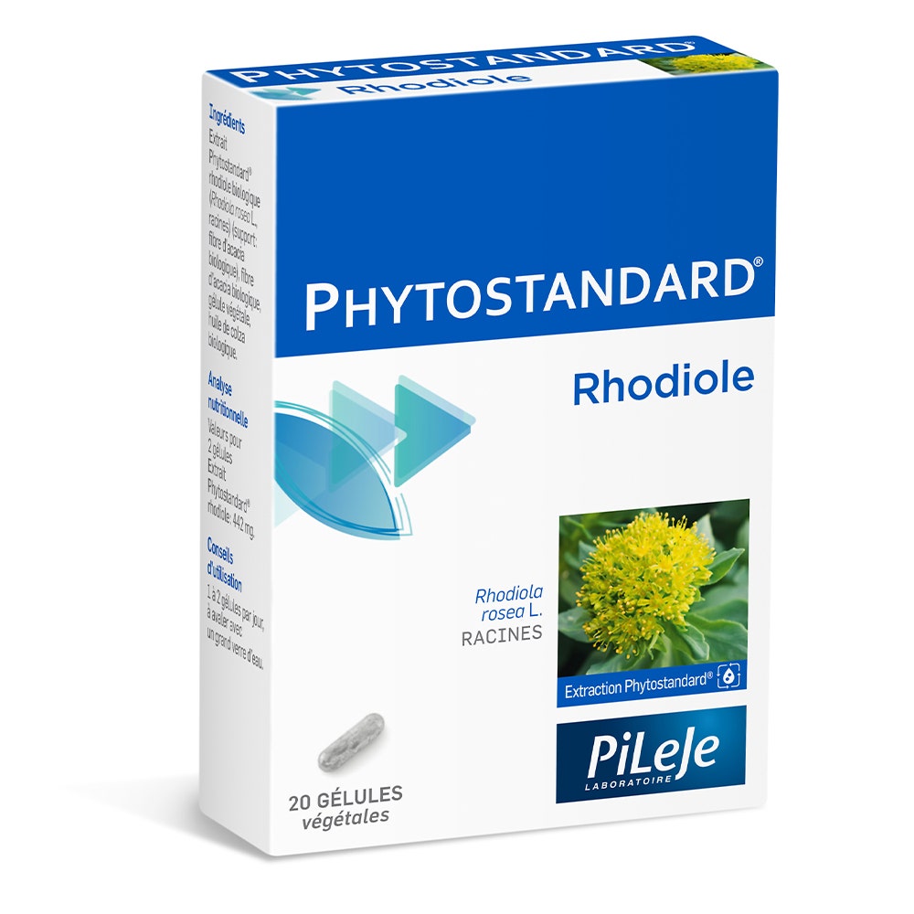 Pileje Phytostandard Phytostandard Rodiola 20 Cápsulas