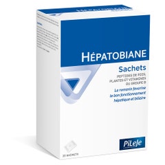 Pileje Hepatobiane Péptidos de guisante, plantas y vitaminas del grupo B 20 sobres