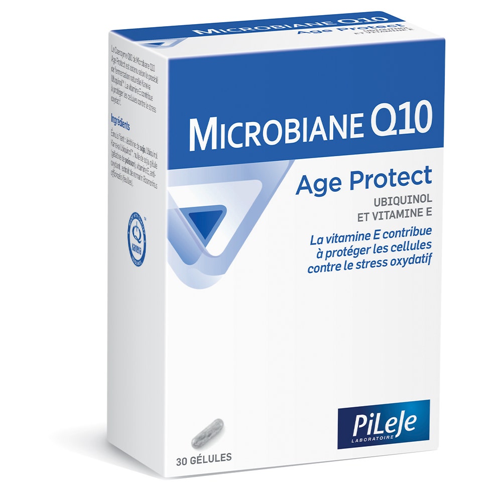 Pileje Microbiane Q10 Age Protect 30 cápsulas