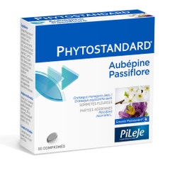 Pileje Phytostandard Phytostandard Espino Blanco Y Pasiflora 30 Comprimidos 30 Comprimés