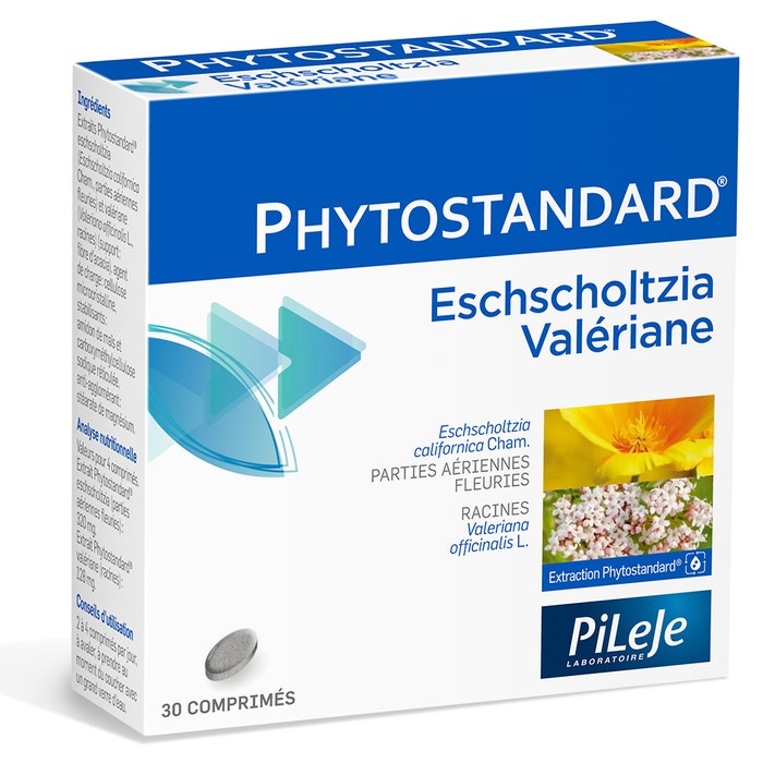 Pileje Phytostandard Phystostandard Eschscholtzia Valeriana 30 Comprimidos