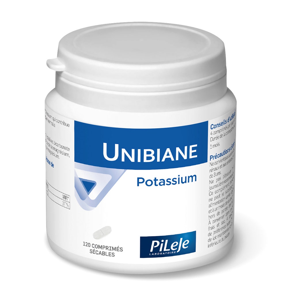 Pileje Unibiane Potasio 120 comprimidos