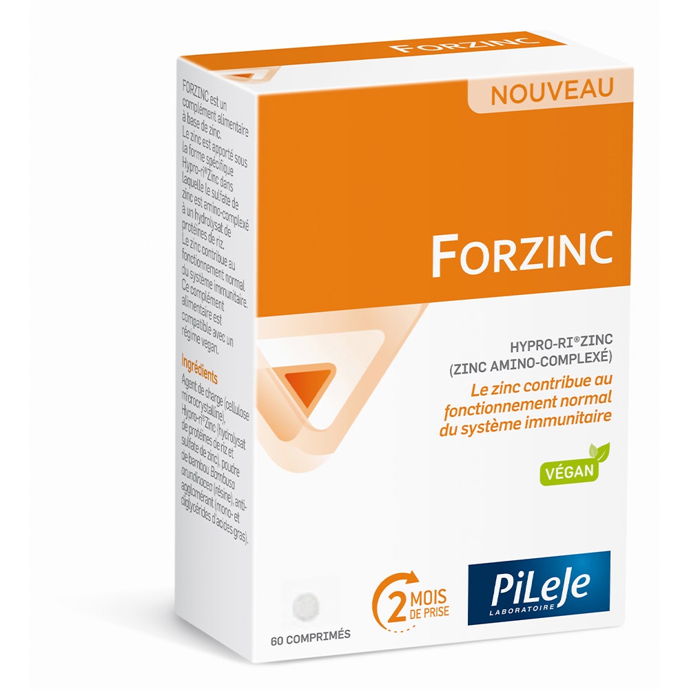 Pileje Forzinc Hypro-RI zinc 60 comprimidos